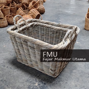 Wicker planter | Rattan furniture and baskets